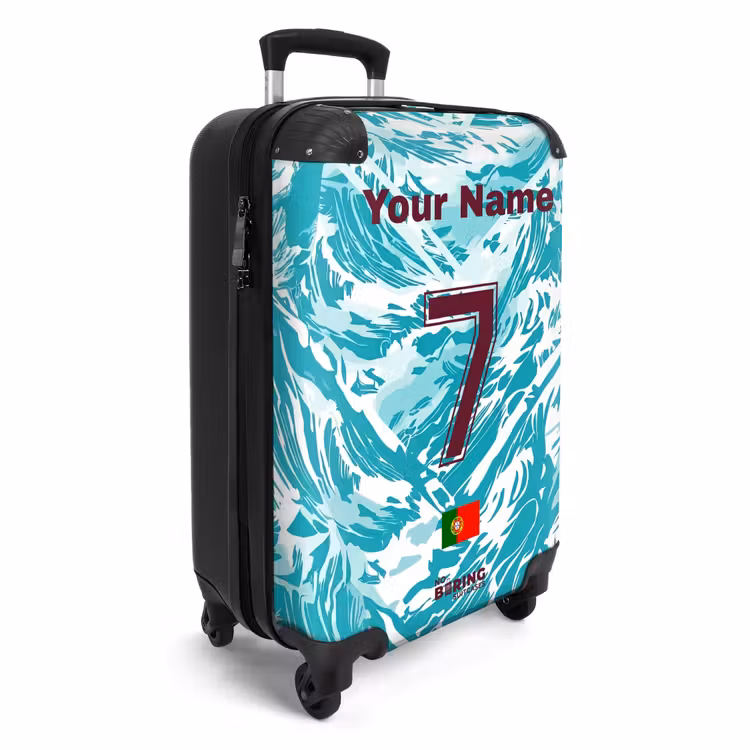 Suitcase with name - Portugal away jersey — 2