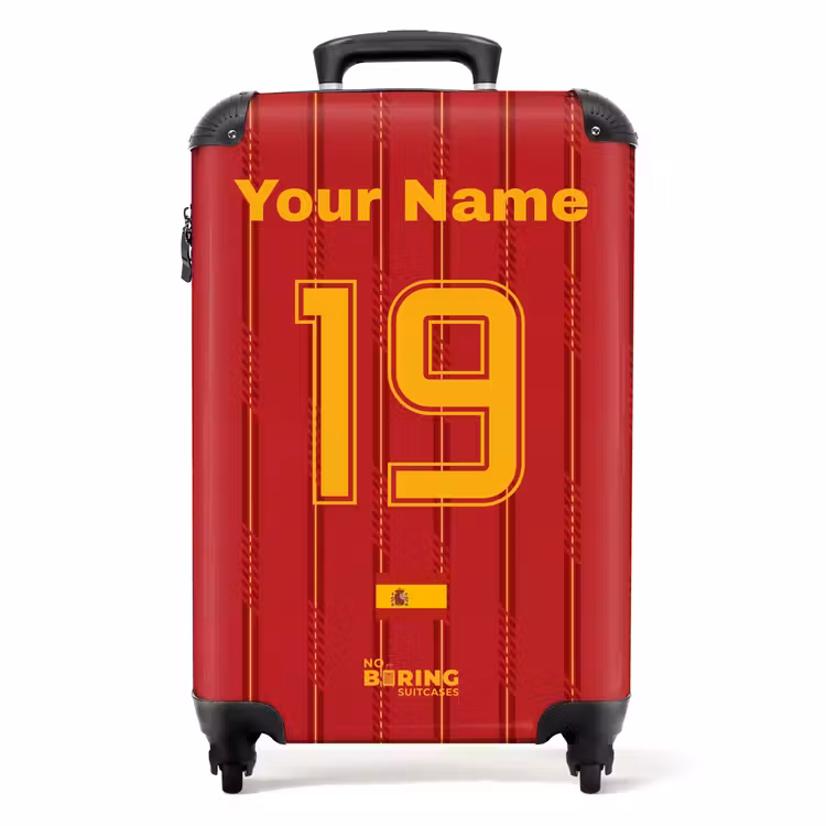 Suitcase with name - Spain home jersey — 1
