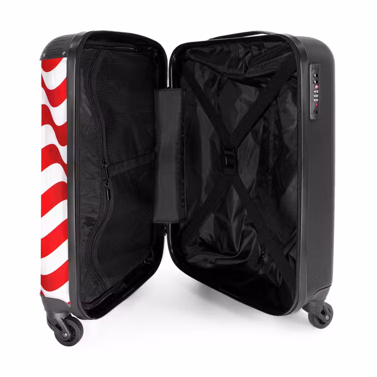 Suitcase with name - USA home jersey — 5
