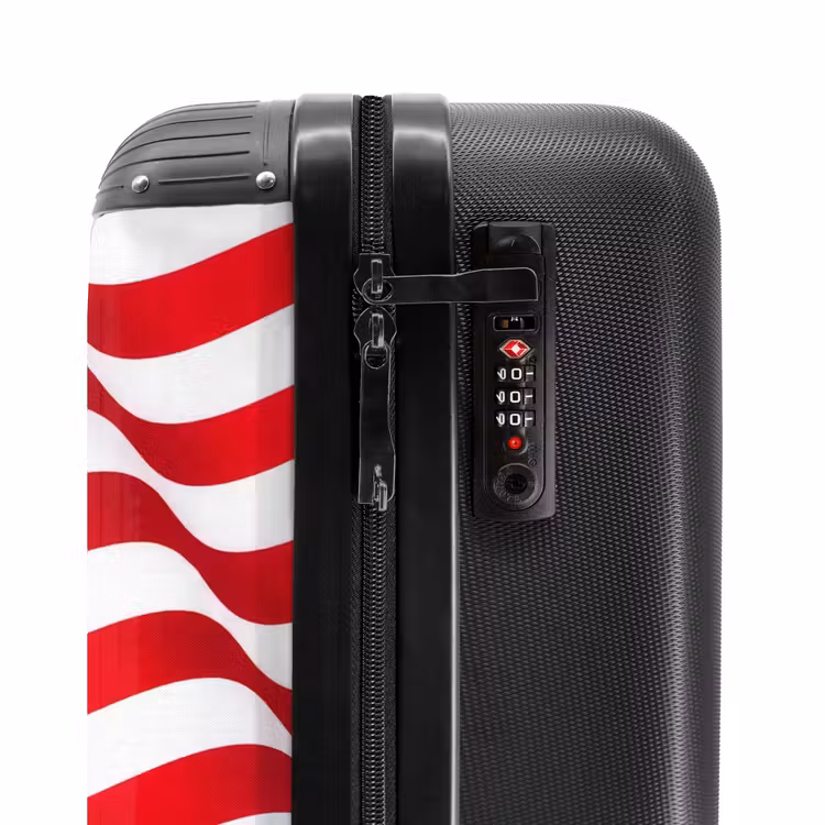 Suitcase with name - USA home jersey — 6