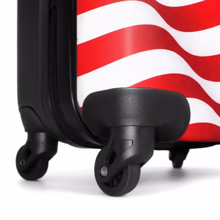 Suitcase with name - USA home jersey — 7