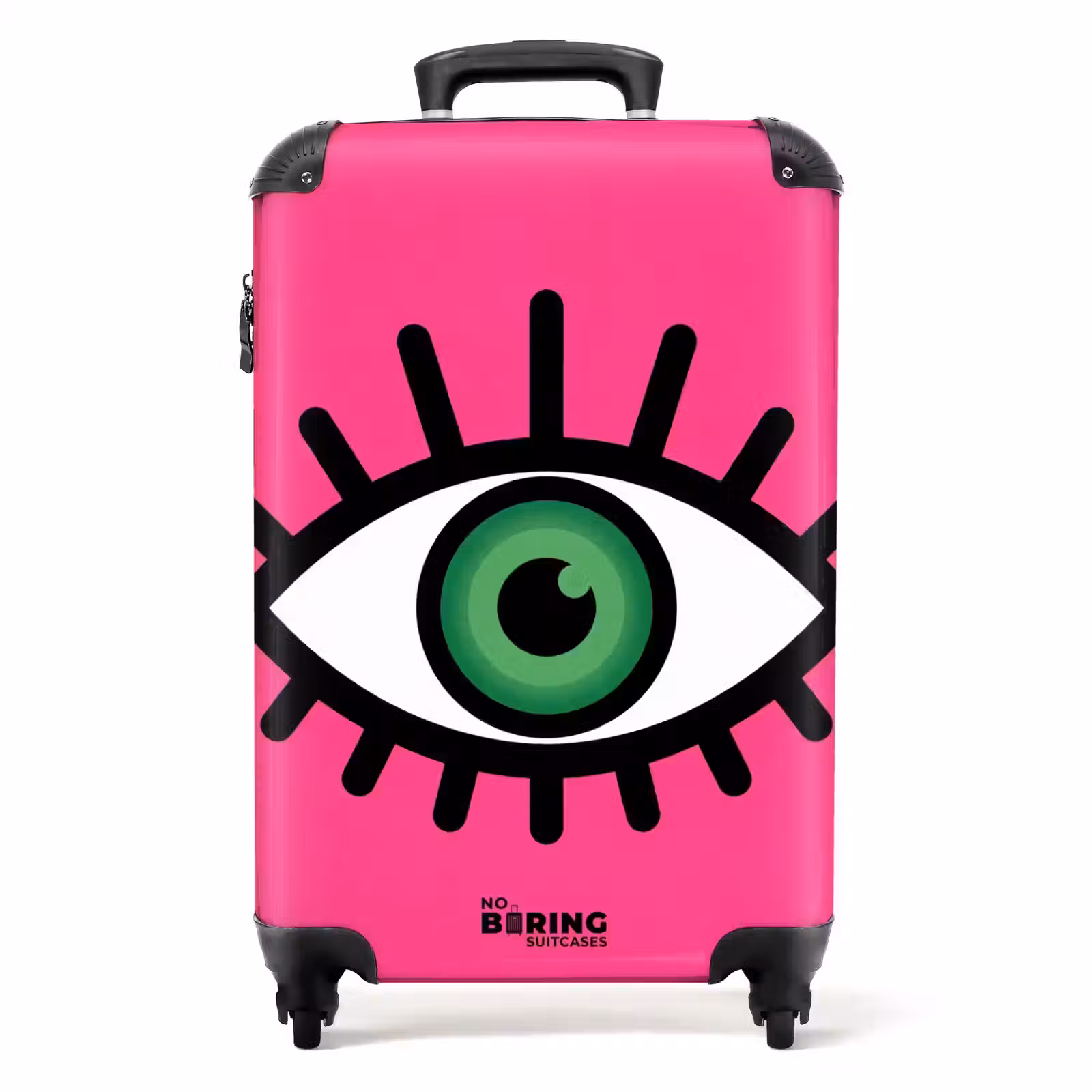Suitcase - Minimalist - Eye - Pink — 1