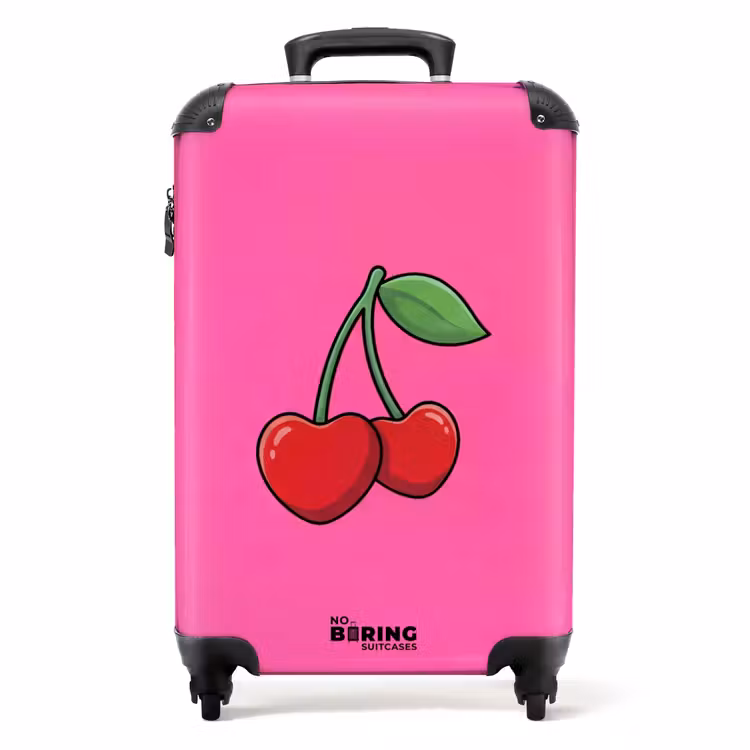 Suitcase - Cherry - Pink - Fruit — 1