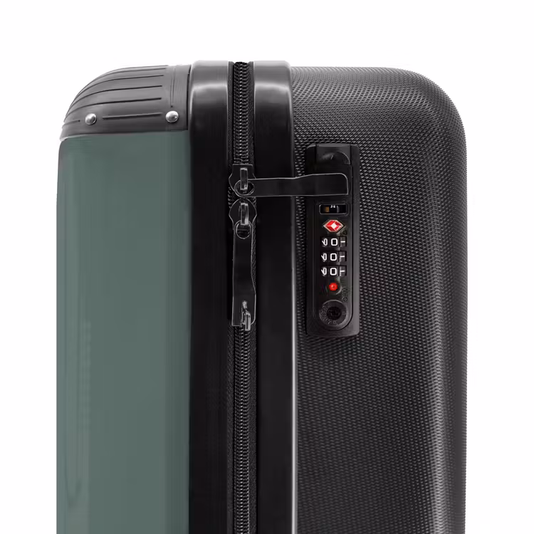 Suitcase - Green background with text Adventure Awaits — 6