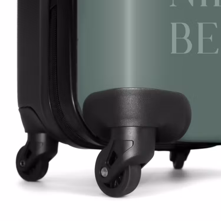 Suitcase - Green background with text Do not call me — 7