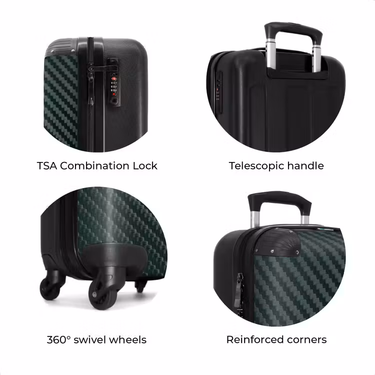 Suitcase - Green carbon structure — 8