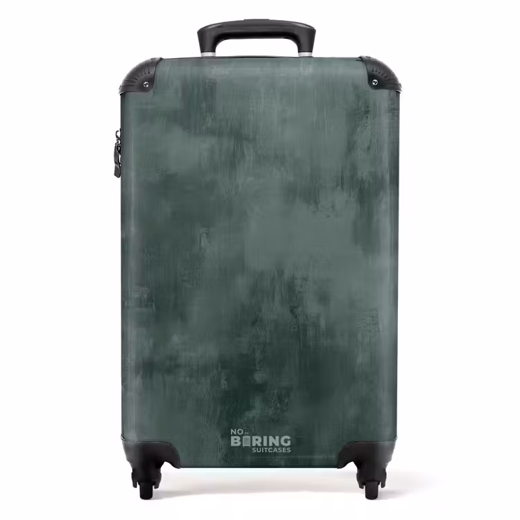 Suitcase - Green concrete look — 1