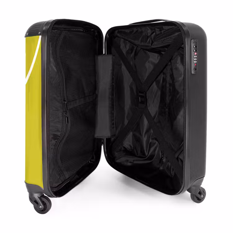 Suitcase - Green - Hearts - White — 5