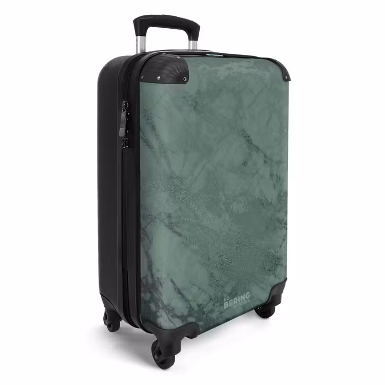 Suitcase - Green marble look — 2