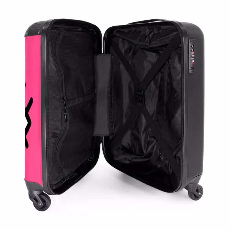 Suitcase - Minimalist - Eye - Pink — 5