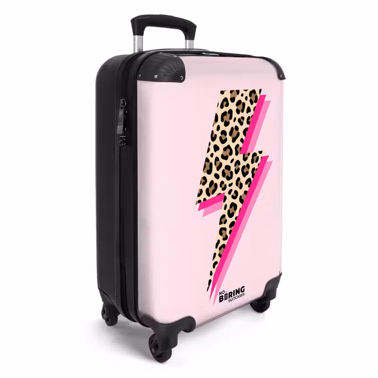 Suitcase - Polka dots - Pink - Lightning — 2