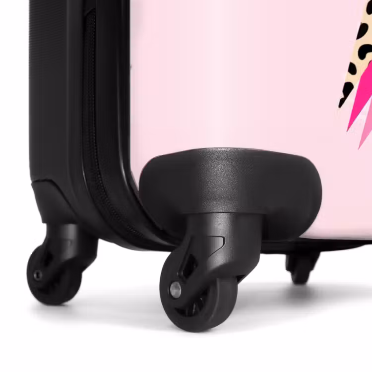 Suitcase - Polka dots - Pink - Lightning — 7