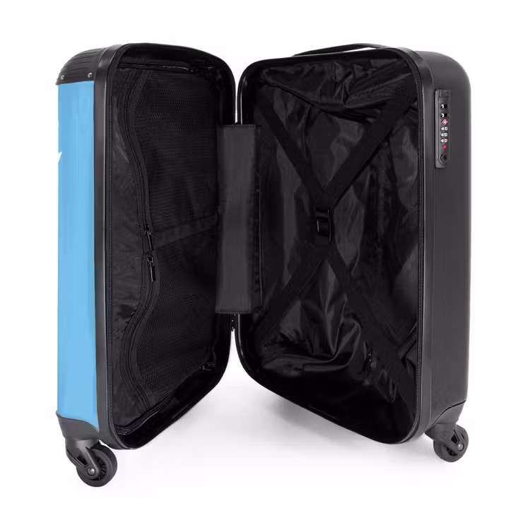 Suitcase - Smiley - Blue - Lightning — 5