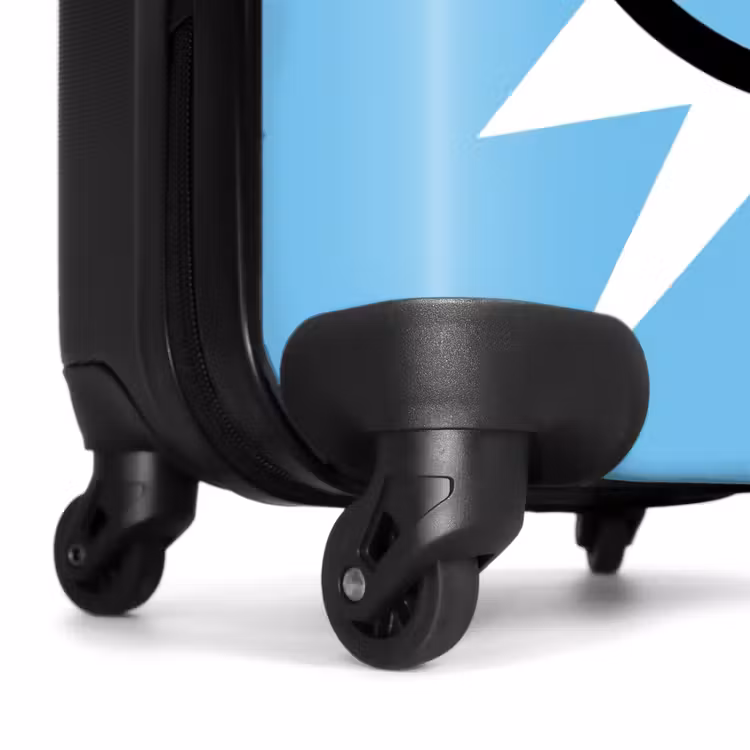 Suitcase - Smiley - Blue - Lightning — 7