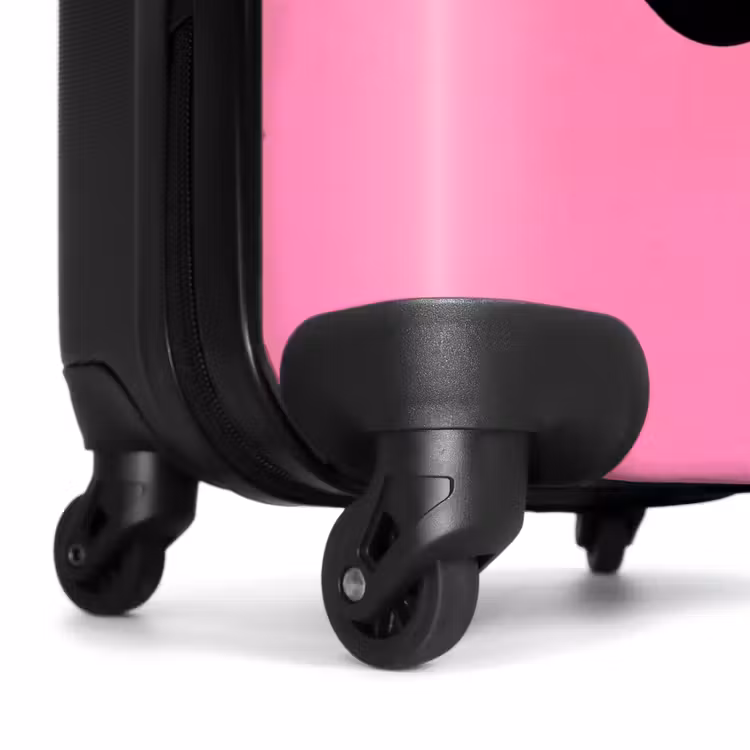 Suitcase - Smiley - Flower - Pink — 7