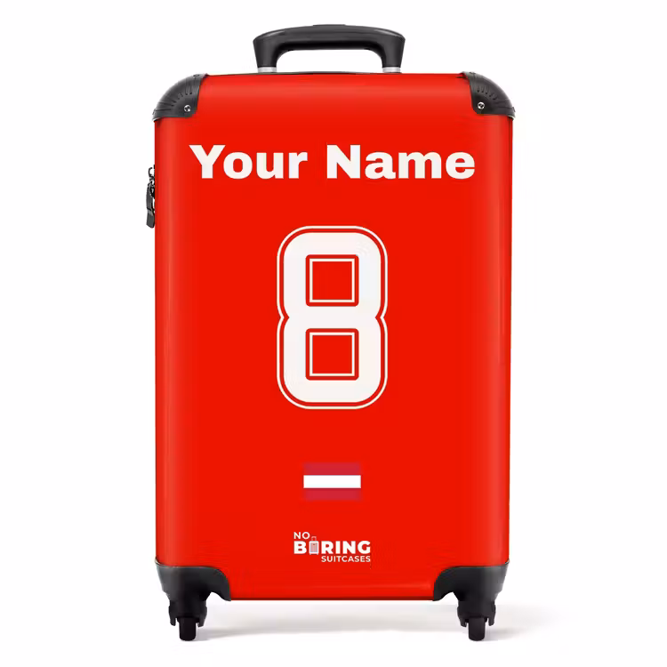 Suitcase with name - Oostenrijk thuisshirt — 1