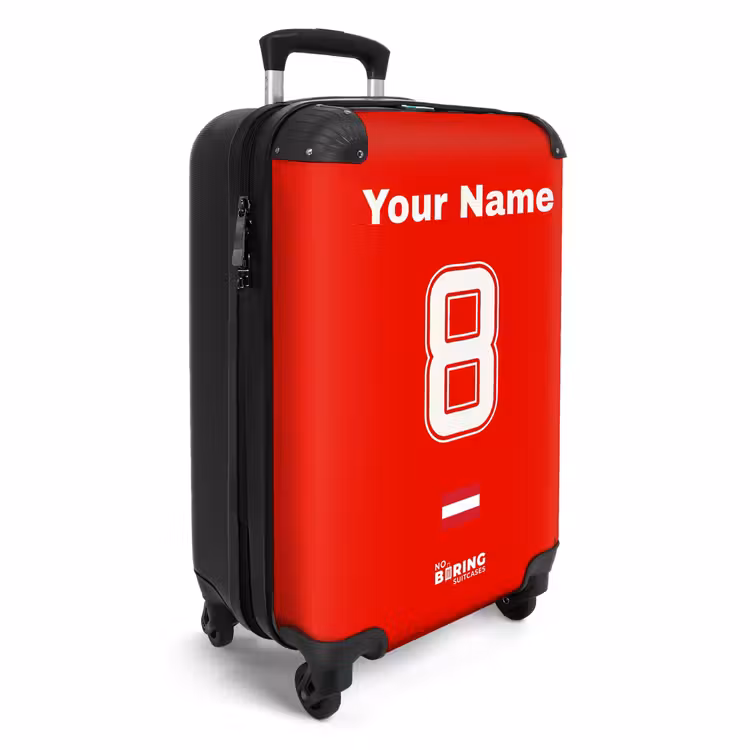 Suitcase with name - Oostenrijk thuisshirt — 2