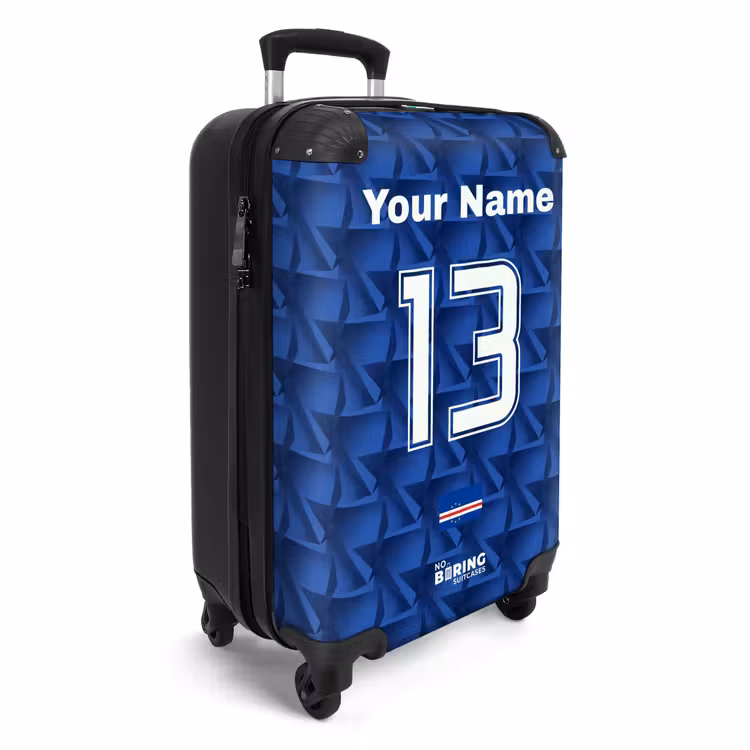 Suitcase with name - Cape Verde home jersey — 2