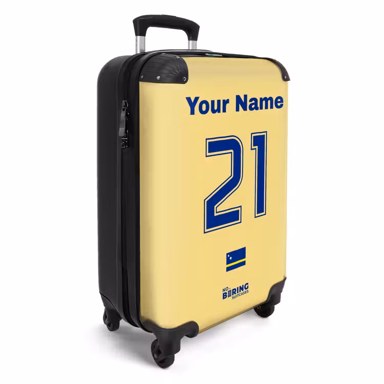 Suitcase with name - Curaçao away jersey — 2