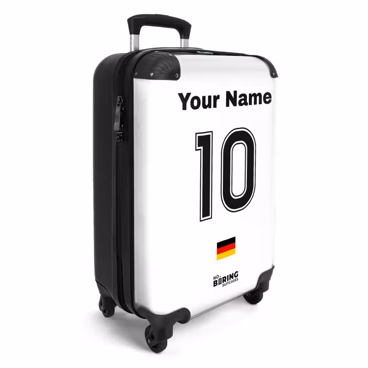 Suitcase with name - Germany home jersey — 2