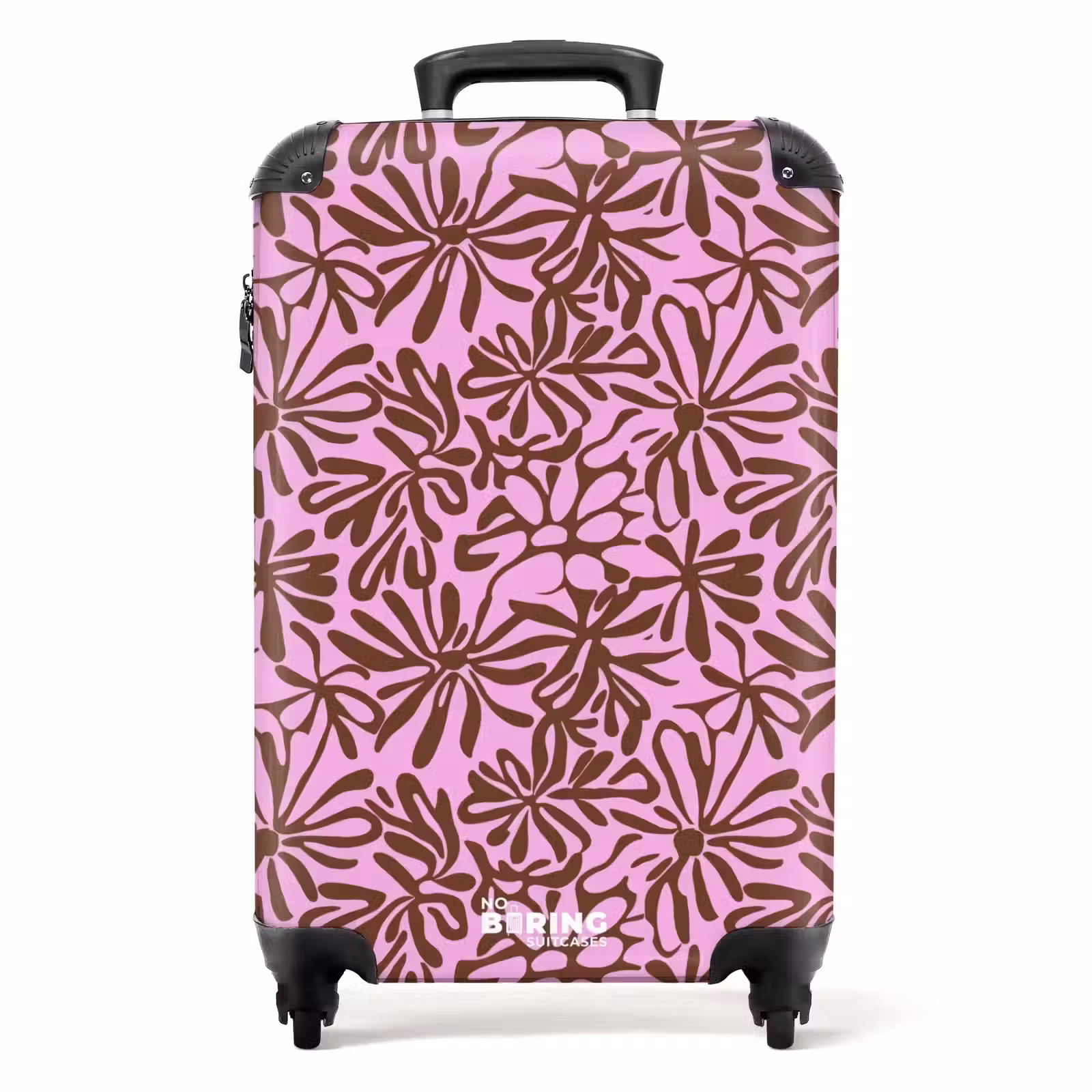 Suitcase with name - Organic - Pattern - Pink — 1