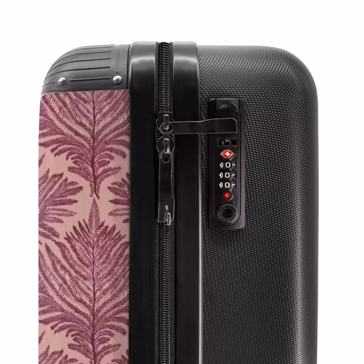 Suitcase with name - Fern - Pattern - Purple — 6