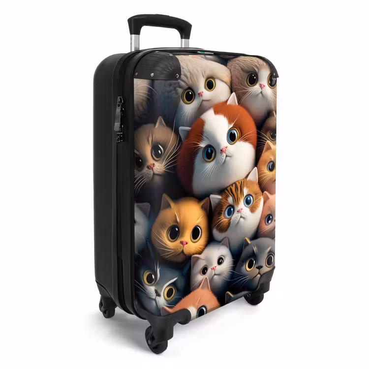 Suitcase - Orange Cats — 2