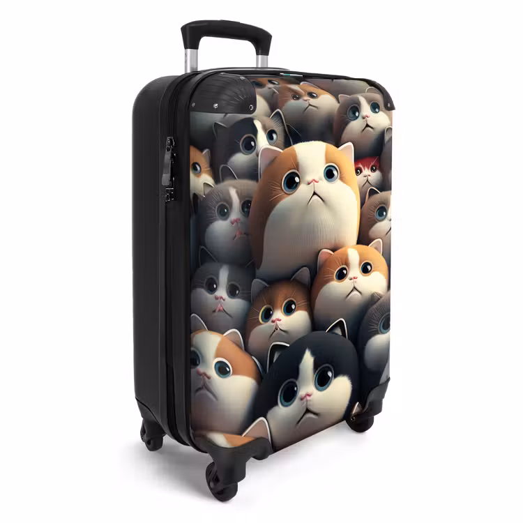 Suitcase - Patches of Cats — 2
