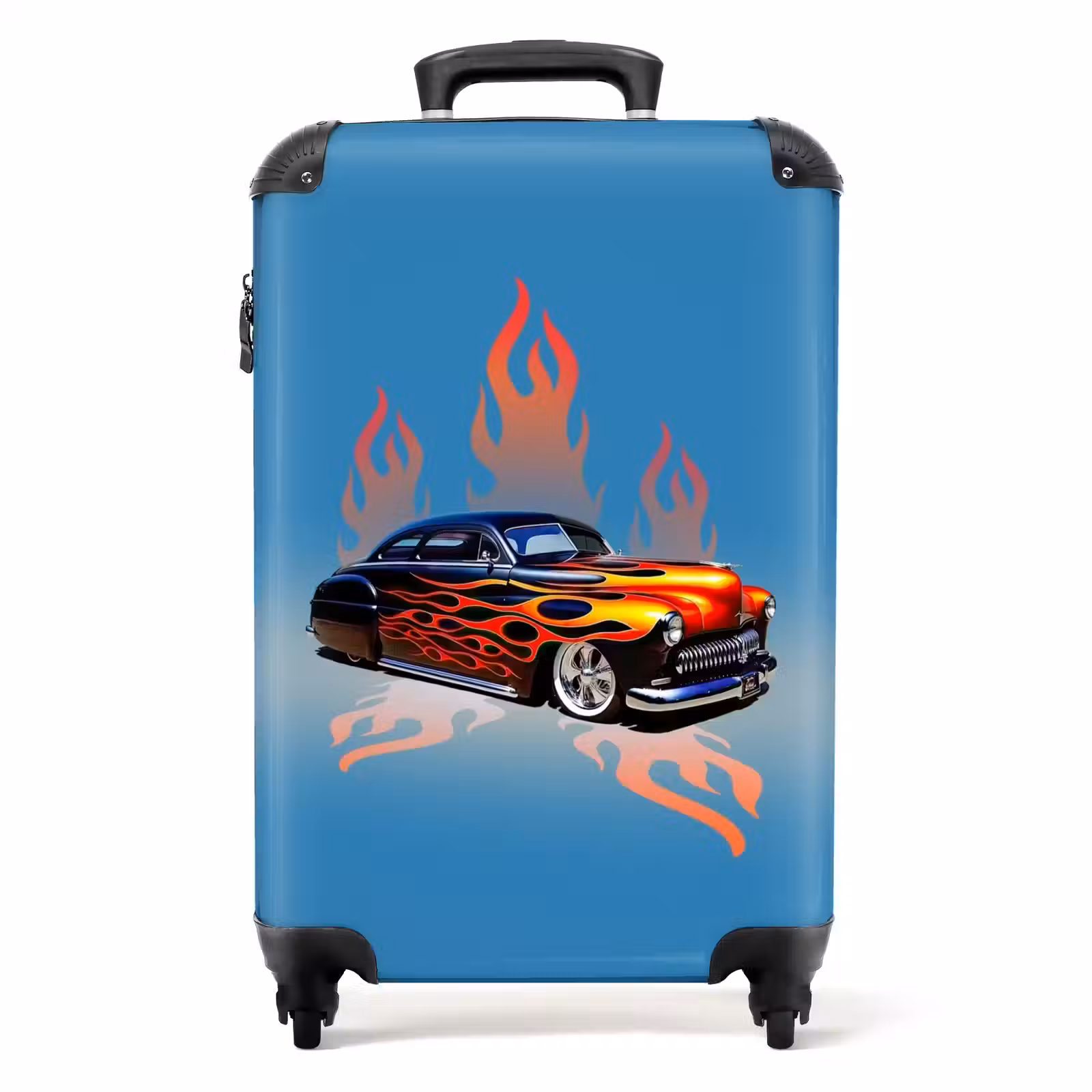 Suitcase - Hotrod flames — 1