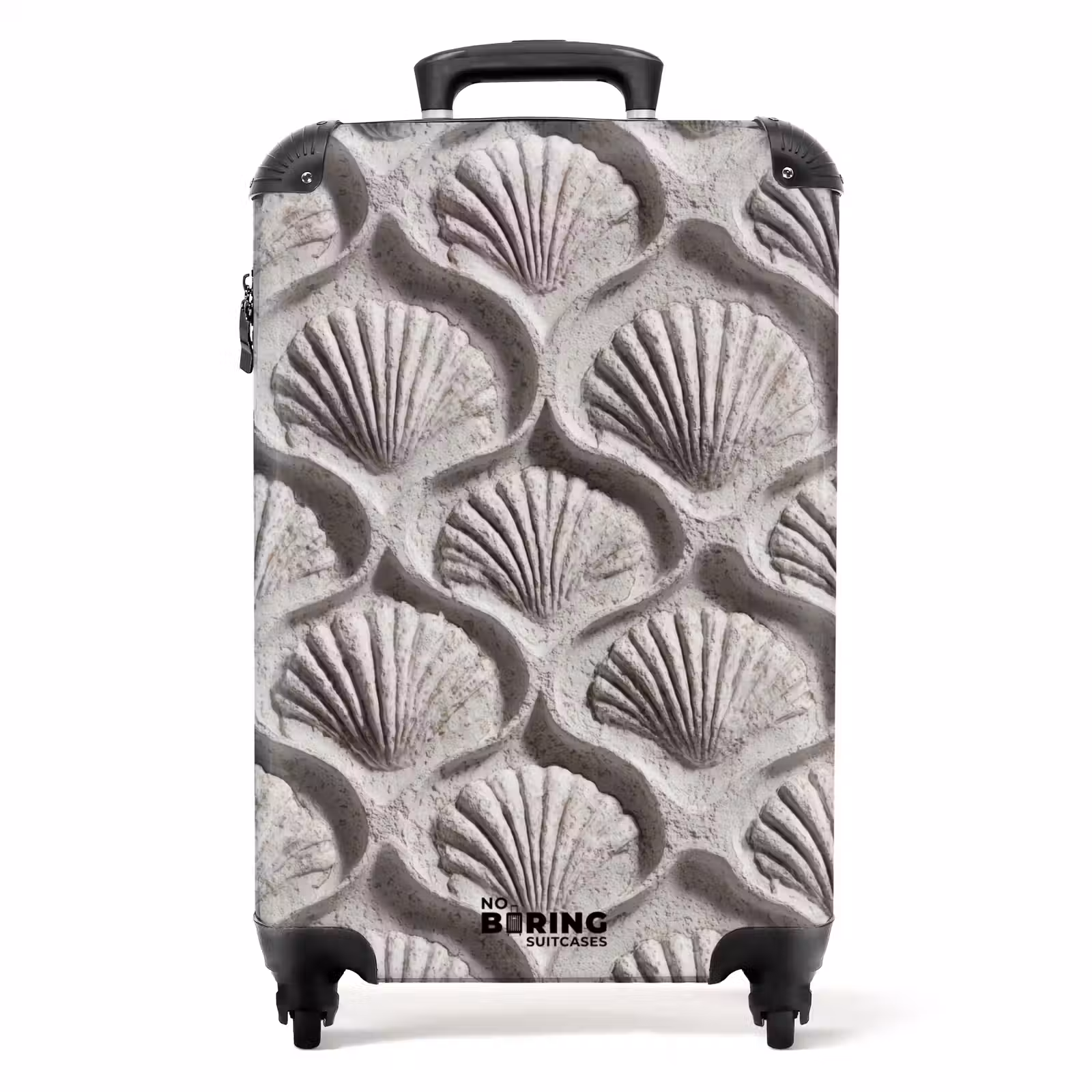 Suitcase - Sand - Shell Shape - Gray — 1