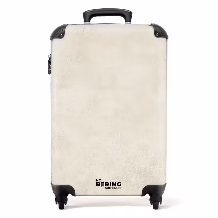 Suitcase - Cream - Smooth - Concrete — 1