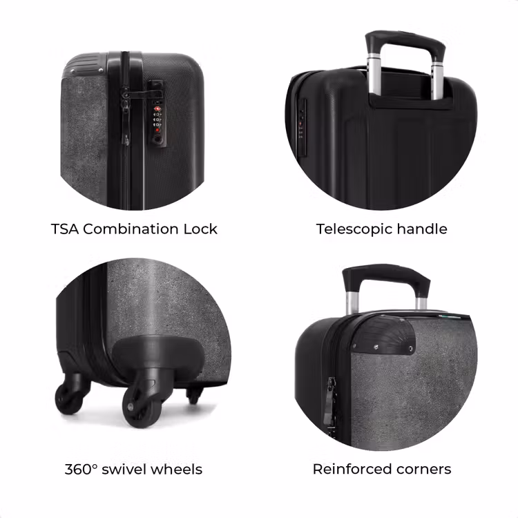 Suitcase - Dark gray - Rough - Concrete — 8