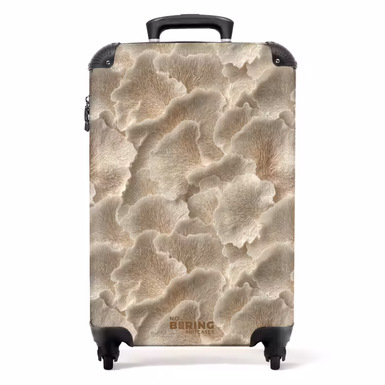 Suitcase - Fan textures - Beige - Fiber texture — 1