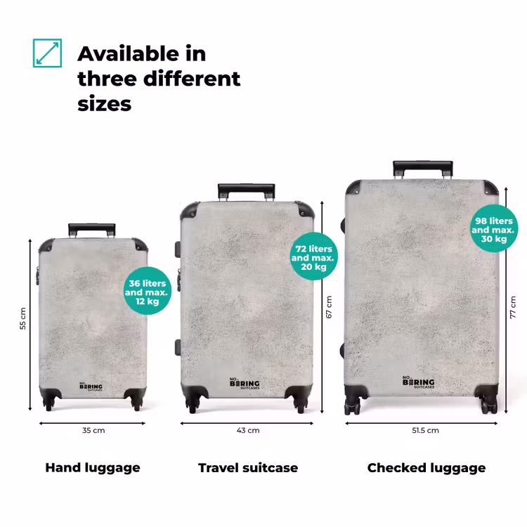 Suitcase - Gray - Concrete - Industrial — 3