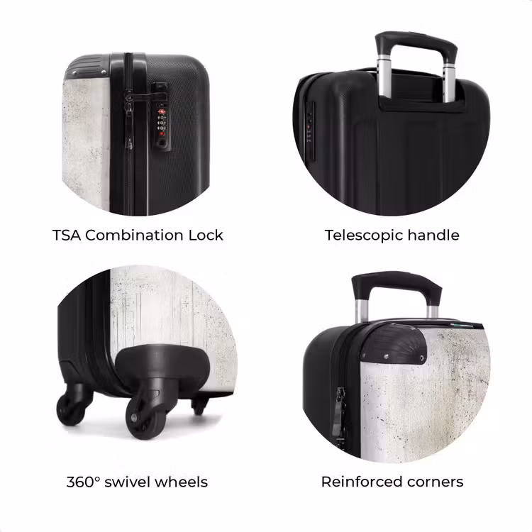 Suitcase - Gray - Concrete - Weathered — 8