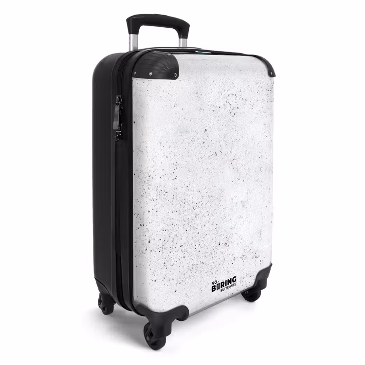Suitcase - Light gray - Concrete texture - Subtle — 2