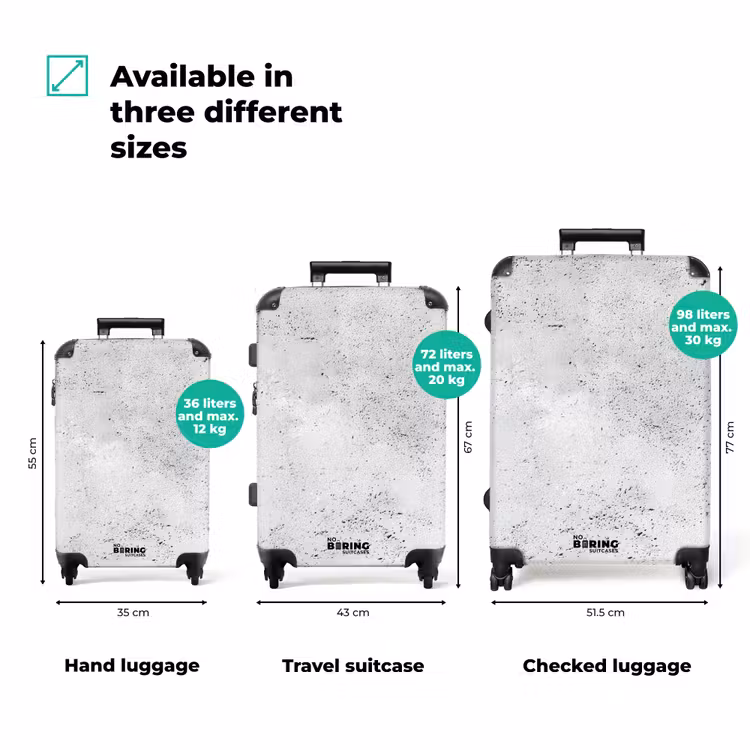 Suitcase - Light gray - Rough - Subtle — 3