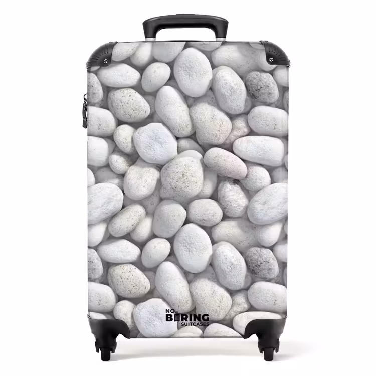 Suitcase - Rhinestones - Gray - Oval — 1