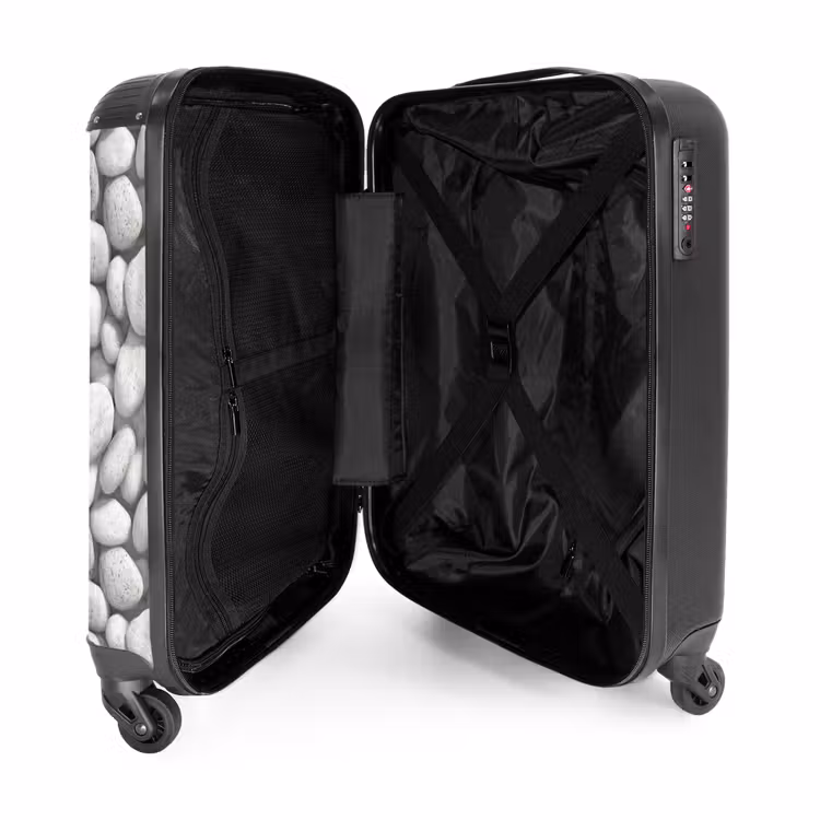 Suitcase - Rhinestones - Gray - Oval — 5