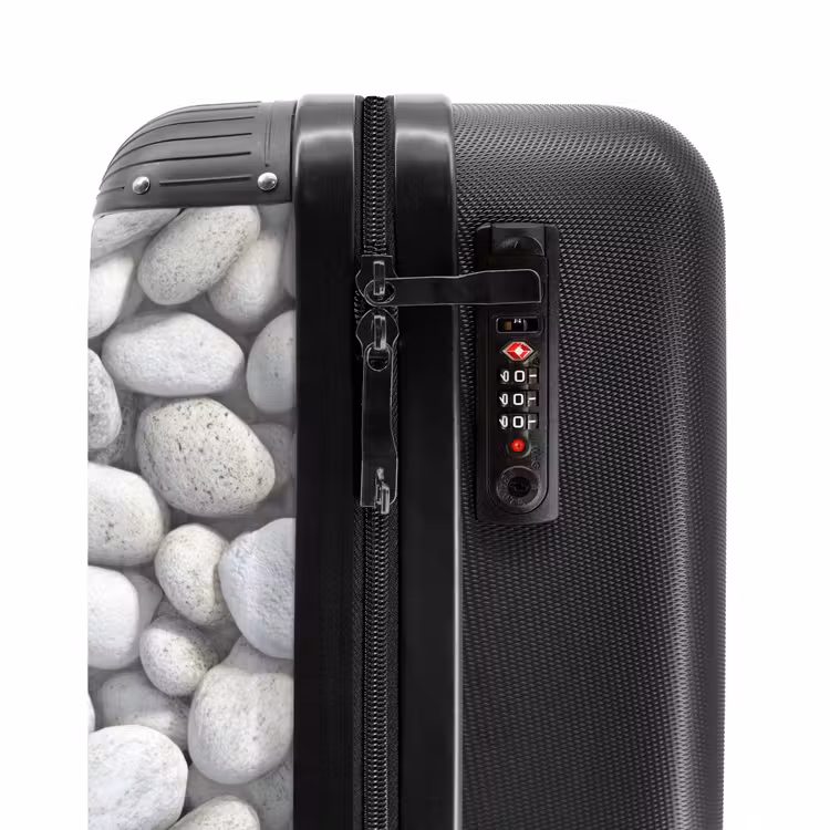 Suitcase - Rhinestones - Gray - Oval — 6