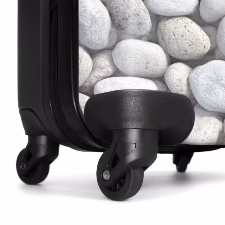 Suitcase - Rhinestones - Gray - Oval — 7
