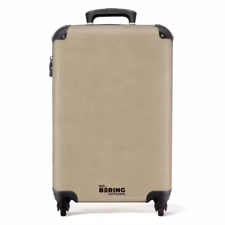 Suitcase - Sand color - Granular texture - Concrete — 1