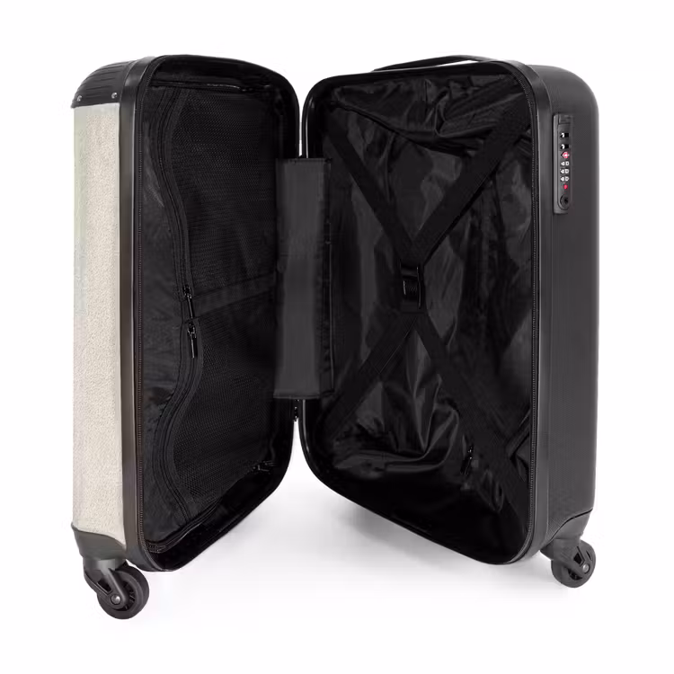 Suitcase - Sand-colored - Modern - Smooth — 5
