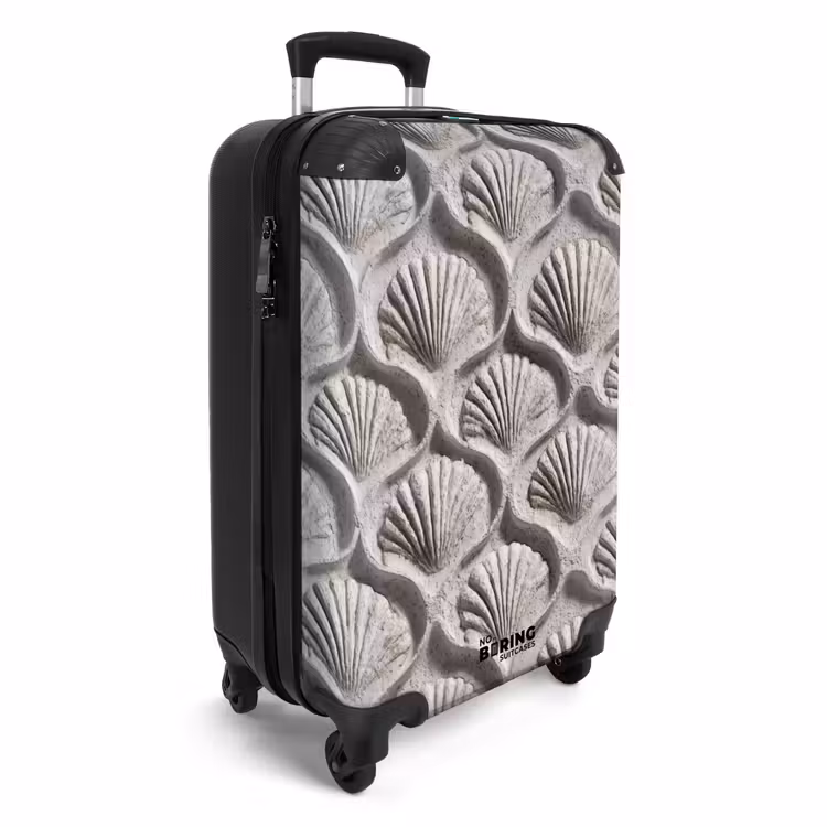 Suitcase - Sand - Shell Shape - Gray — 2
