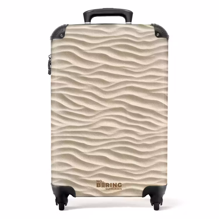 Suitcase - Sand - Waves - Beige — 1
