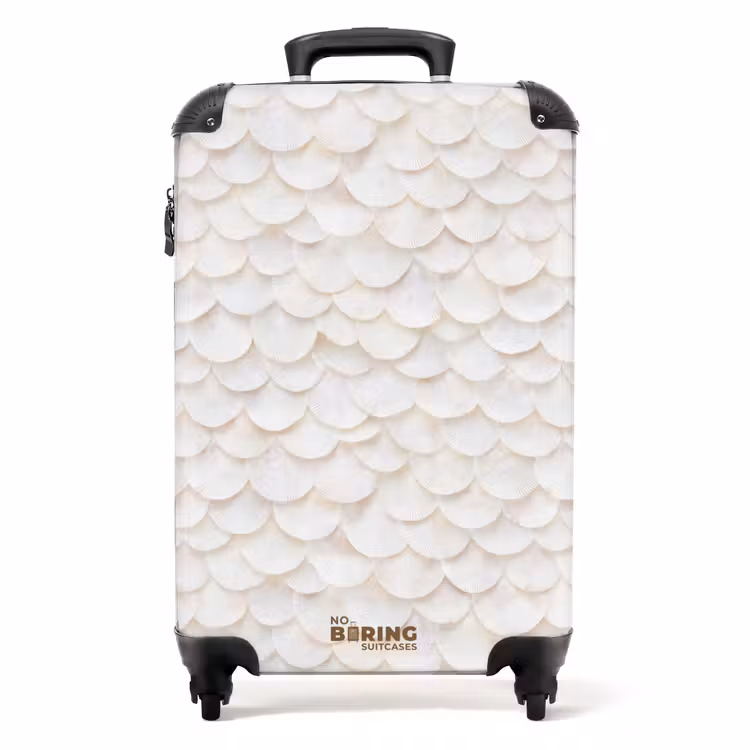 Suitcase - Scales - White - Elegant — 1