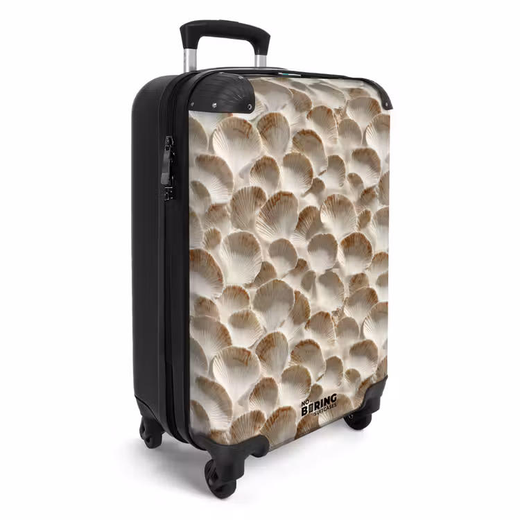 Suitcase - Shells - Fan Shape - White — 2