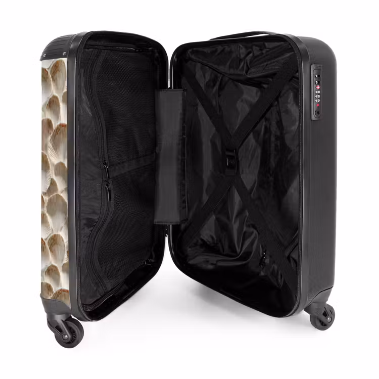 Suitcase - Shells - Fan Shape - White — 5
