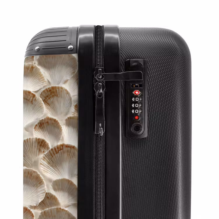 Suitcase - Shells - Fan Shape - White — 6