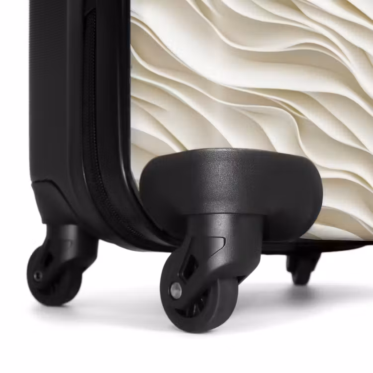 Suitcase - Waves - White - Minimalist — 7